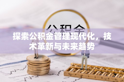 关岭探索公积金管理现代化，技术革新与未来趋势