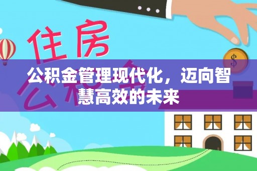 关岭公积金管理现代化，迈向智慧高效的未来