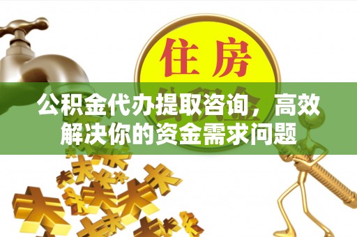 关岭公积金代办提取咨询，高效解决你的资金需求问题