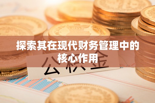 关岭探索其在现代财务管理中的核心作用
